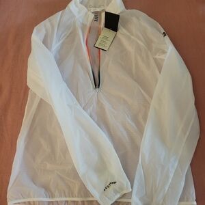 Under Armour White Windbreaker Jacket